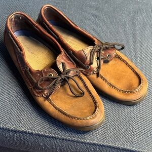 Sperry Tan and Brown Boat Shoes